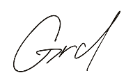 Signature de Gabriel Roucel